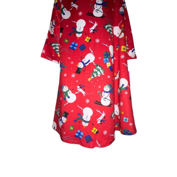 NWT Iz Byer Girl Black Comfy Lightweight Christmas Holiday Party Dress M 10-12 - Picture 3 of 8